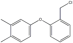 4-[2-(chloromethyl)phenoxy]-1,2-dimethylbenzene Struktur