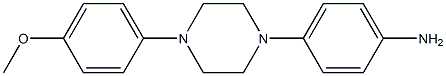 4-[4-(4-methoxyphenyl)piperazin-1-yl]aniline Struktur