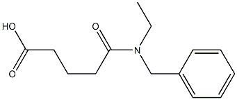 4-[benzyl(ethyl)carbamoyl]butanoic acid Struktur