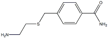 4-{[(2-aminoethyl)thio]methyl}benzamide Struktur