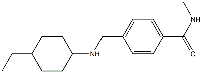 4-{[(4-ethylcyclohexyl)amino]methyl}-N-methylbenzamide Struktur