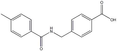 4-{[(4-methylphenyl)formamido]methyl}benzoic acid Struktur