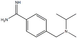 4-{[isopropyl(methyl)amino]methyl}benzenecarboximidamide Struktur