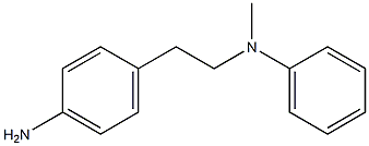 4-{2-[methyl(phenyl)amino]ethyl}aniline Struktur