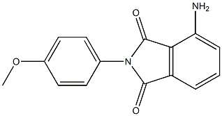 4-amino-2-(4-methoxyphenyl)-2,3-dihydro-1H-isoindole-1,3-dione Struktur