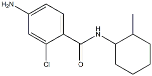 4-amino-2-chloro-N-(2-methylcyclohexyl)benzamide Struktur