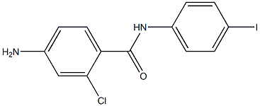 4-amino-2-chloro-N-(4-iodophenyl)benzamide Struktur