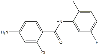 4-amino-2-chloro-N-(5-fluoro-2-methylphenyl)benzamide Struktur