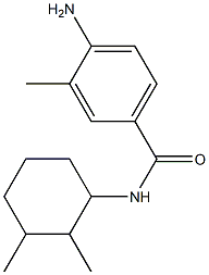 4-amino-N-(2,3-dimethylcyclohexyl)-3-methylbenzamide Struktur