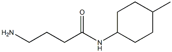 4-amino-N-(4-methylcyclohexyl)butanamide Struktur