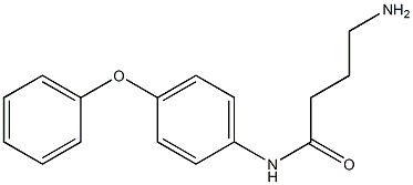 4-amino-N-(4-phenoxyphenyl)butanamide Struktur