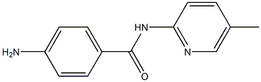 4-amino-N-(5-methylpyridin-2-yl)benzamide Struktur