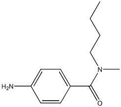 4-amino-N-butyl-N-methylbenzamide Struktur