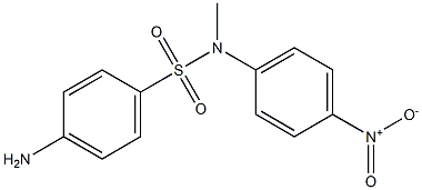 4-amino-N-methyl-N-(4-nitrophenyl)benzene-1-sulfonamide Struktur