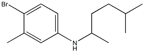 4-bromo-3-methyl-N-(5-methylhexan-2-yl)aniline Struktur