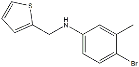 4-bromo-3-methyl-N-(thiophen-2-ylmethyl)aniline Struktur