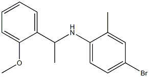 4-bromo-N-[1-(2-methoxyphenyl)ethyl]-2-methylaniline Struktur