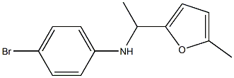 4-bromo-N-[1-(5-methylfuran-2-yl)ethyl]aniline Struktur