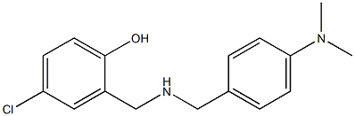 4-chloro-2-[({[4-(dimethylamino)phenyl]methyl}amino)methyl]phenol Struktur