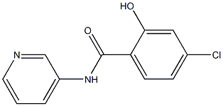 4-chloro-2-hydroxy-N-(pyridin-3-yl)benzamide Struktur