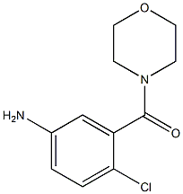 4-chloro-3-(morpholin-4-ylcarbonyl)aniline Struktur