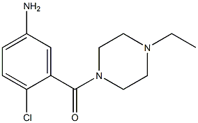 4-chloro-3-[(4-ethylpiperazin-1-yl)carbonyl]aniline Struktur