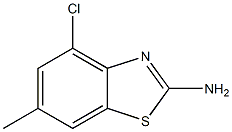 4-chloro-6-methyl-1,3-benzothiazol-2-amine Struktur