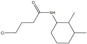 4-chloro-N-(2,3-dimethylcyclohexyl)butanamide Struktur