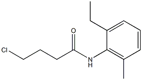 4-chloro-N-(2-ethyl-6-methylphenyl)butanamide Struktur