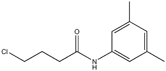 4-chloro-N-(3,5-dimethylphenyl)butanamide Struktur