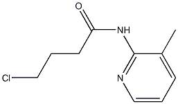 4-chloro-N-(3-methylpyridin-2-yl)butanamide Struktur