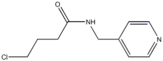 4-chloro-N-(pyridin-4-ylmethyl)butanamide Struktur