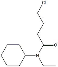 4-chloro-N-cyclohexyl-N-ethylbutanamide Struktur