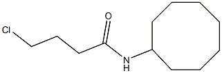 4-chloro-N-cyclooctylbutanamide Struktur