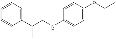 4-ethoxy-N-(2-phenylpropyl)aniline Struktur