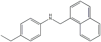 4-ethyl-N-(naphthalen-1-ylmethyl)aniline Struktur