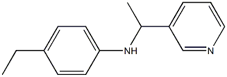 4-ethyl-N-[1-(pyridin-3-yl)ethyl]aniline Struktur