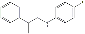 4-fluoro-N-(2-phenylpropyl)aniline Struktur