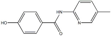 4-hydroxy-N-(5-methylpyridin-2-yl)benzamide Struktur