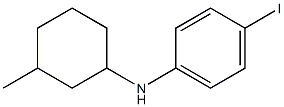 4-iodo-N-(3-methylcyclohexyl)aniline Struktur