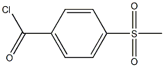 4-methanesulfonylbenzoyl chloride Struktur