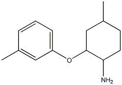 4-methyl-2-(3-methylphenoxy)cyclohexanamine Struktur