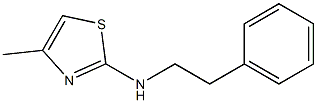 4-methyl-N-(2-phenylethyl)-1,3-thiazol-2-amine Struktur