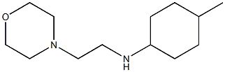 4-methyl-N-[2-(morpholin-4-yl)ethyl]cyclohexan-1-amine Struktur