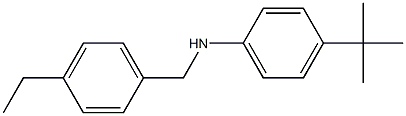 4-tert-butyl-N-[(4-ethylphenyl)methyl]aniline Struktur