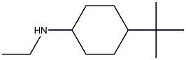 4-tert-butyl-N-ethylcyclohexan-1-amine Struktur