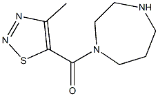 5-(1,4-diazepan-1-ylcarbonyl)-4-methyl-1,2,3-thiadiazole Struktur