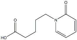 5-(2-oxo-1,2-dihydropyridin-1-yl)pentanoic acid Struktur