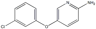 5-(3-chlorophenoxy)pyridin-2-amine Struktur