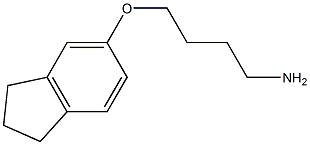 5-(4-aminobutoxy)-2,3-dihydro-1H-indene Struktur